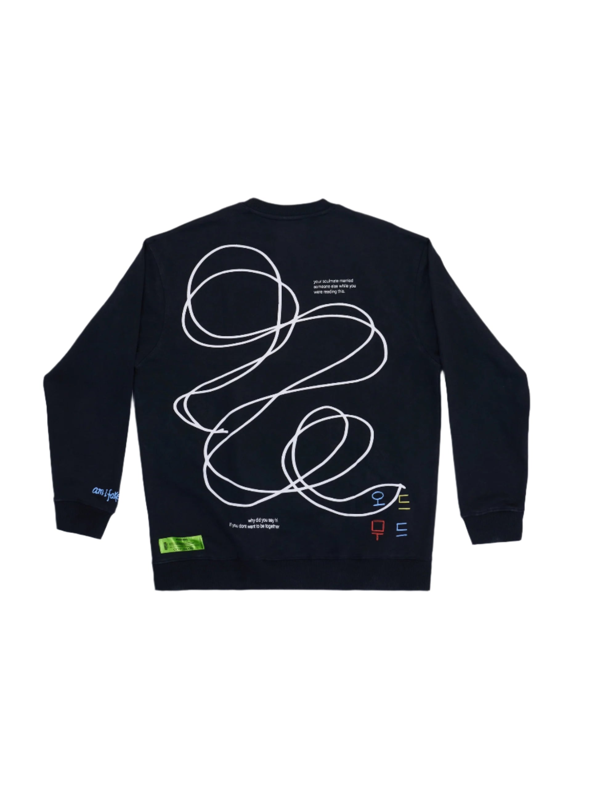 Odd Mood Come live in my head Sweatshirt – BLACK