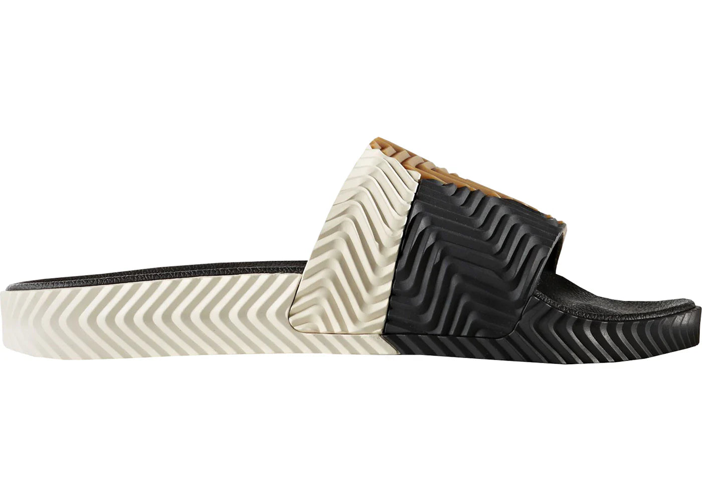 adidas adilette Alexander Wang Black White - view 2