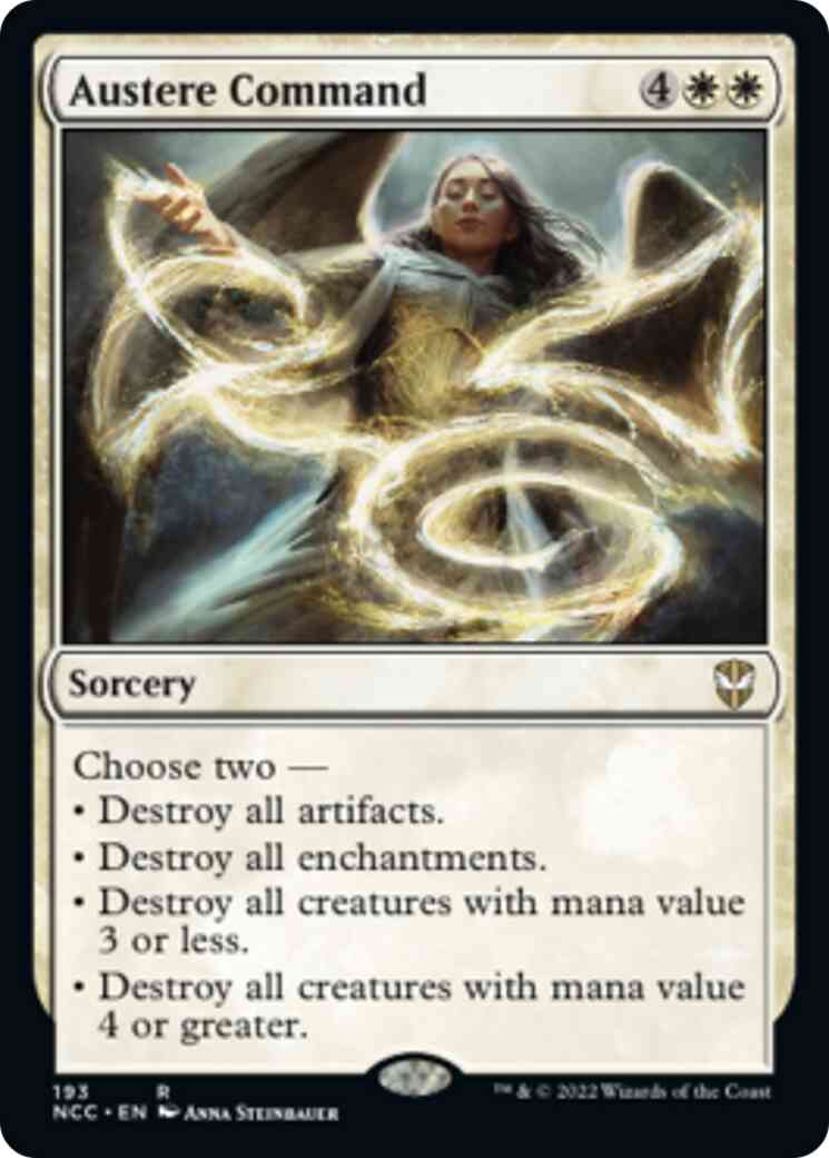 Austere command 193 – Magic Austere Command [193] [Streets of New Capenna: Commander] [Non-Foil]