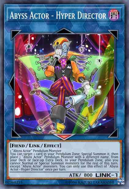 Yu-Gi-Oh! Abyss Actor - Hyper Director - DUOV-EN022 - Ultra Rare - 1st Edition