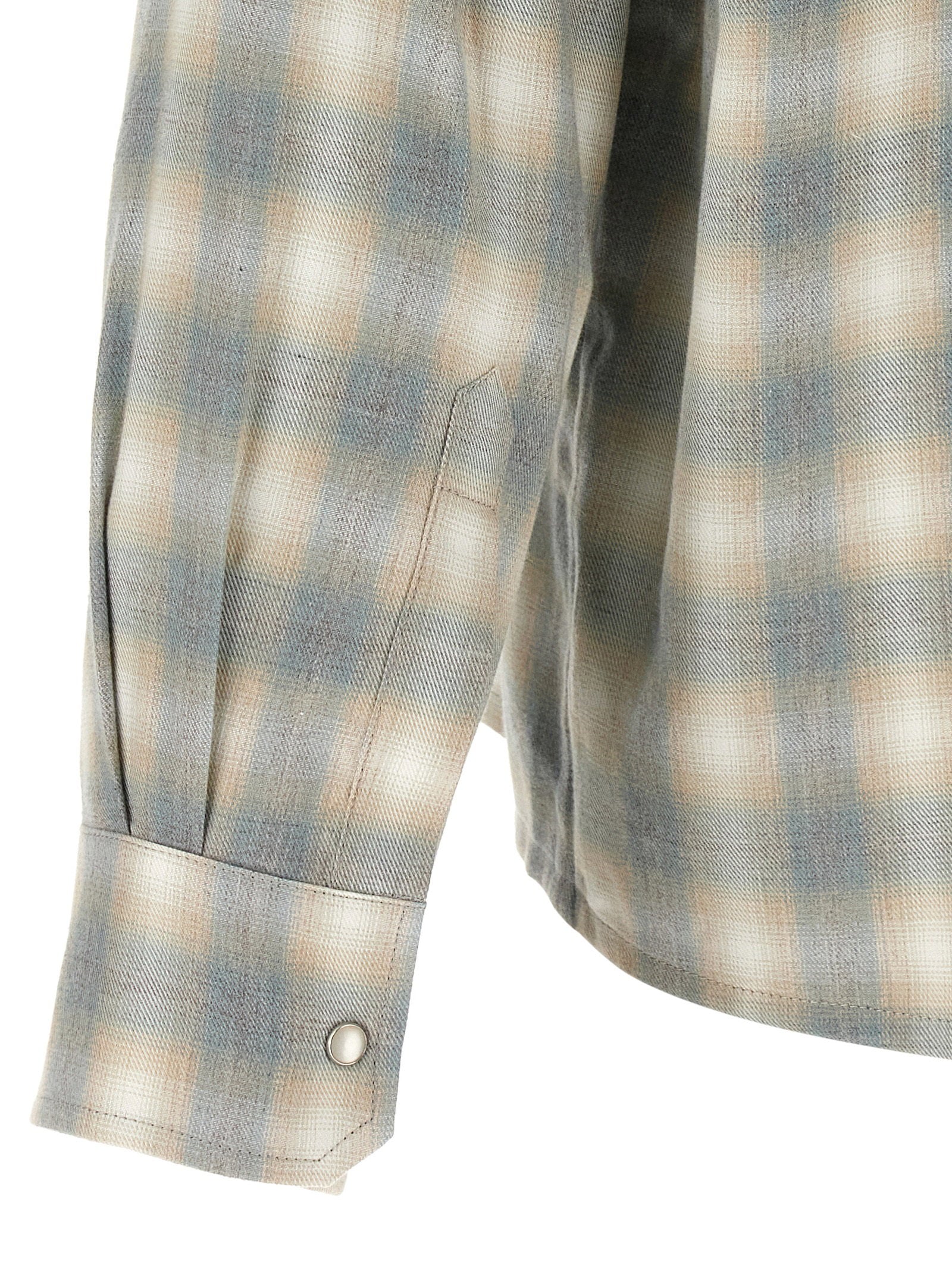 Second/Layer Check Dégradé Shirt – 61% cotton 39% lycra - view 4