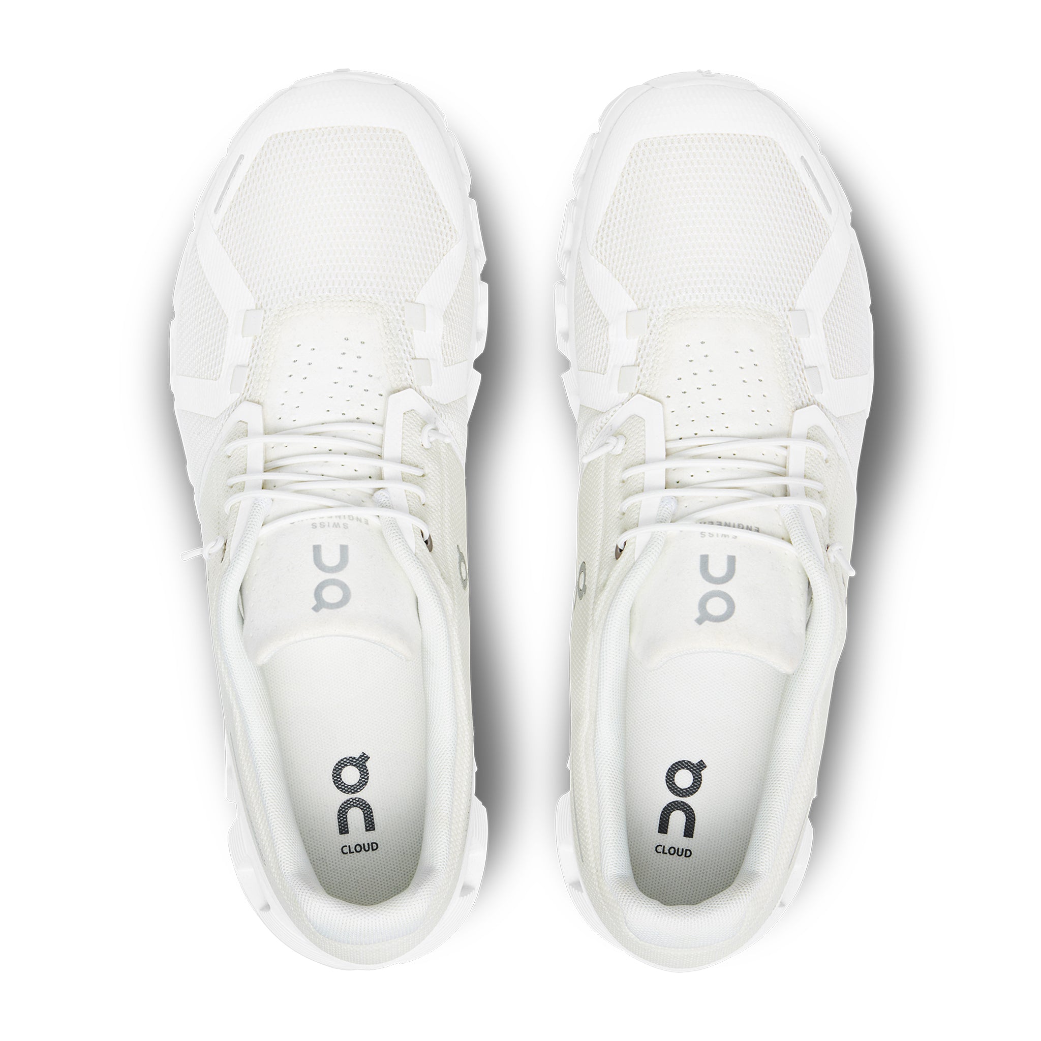 On Running Cloud 5 Undyed White Shoes (W) - view 3