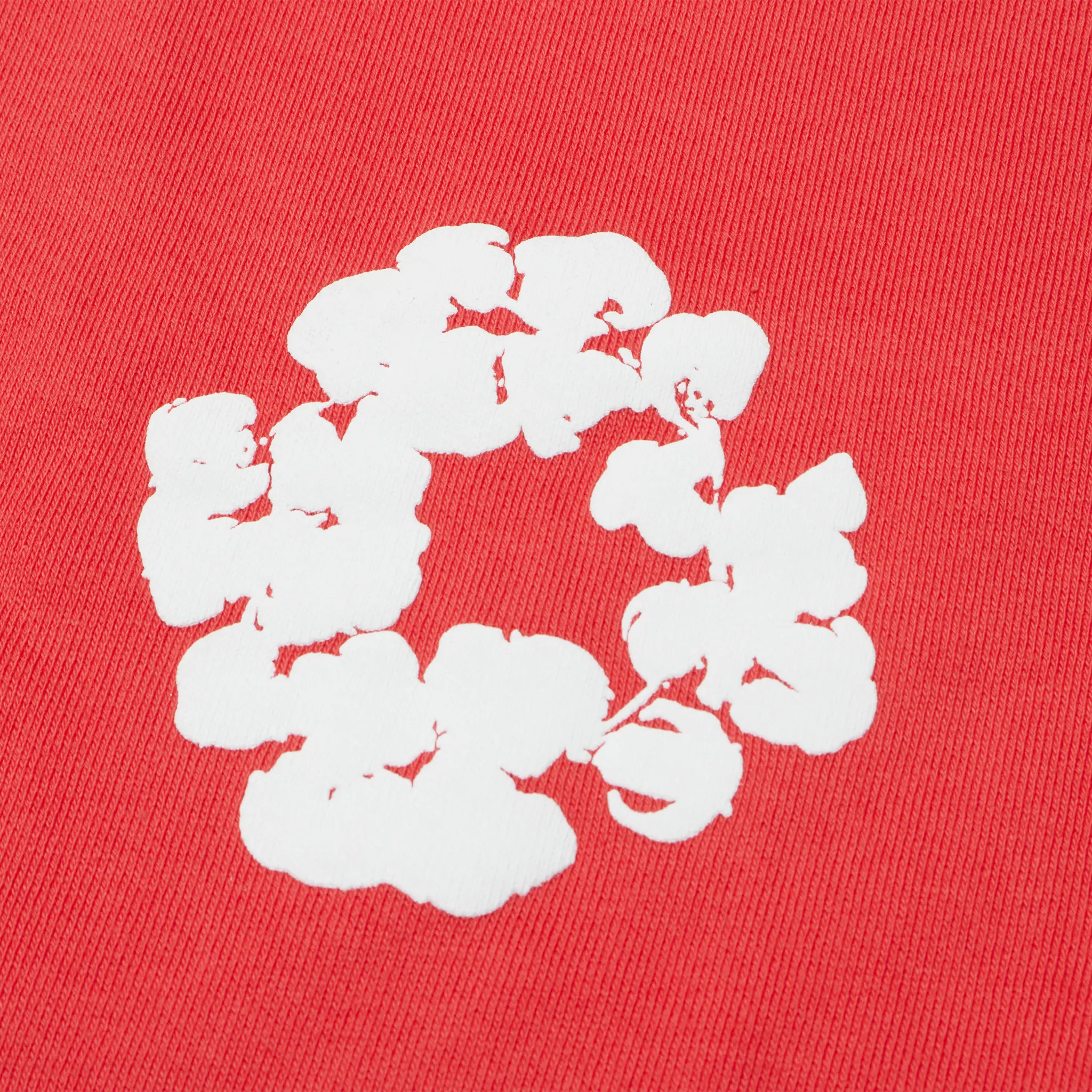 Denim Tears The Cotton Wreath Baggy Red Sweatpants - view 4