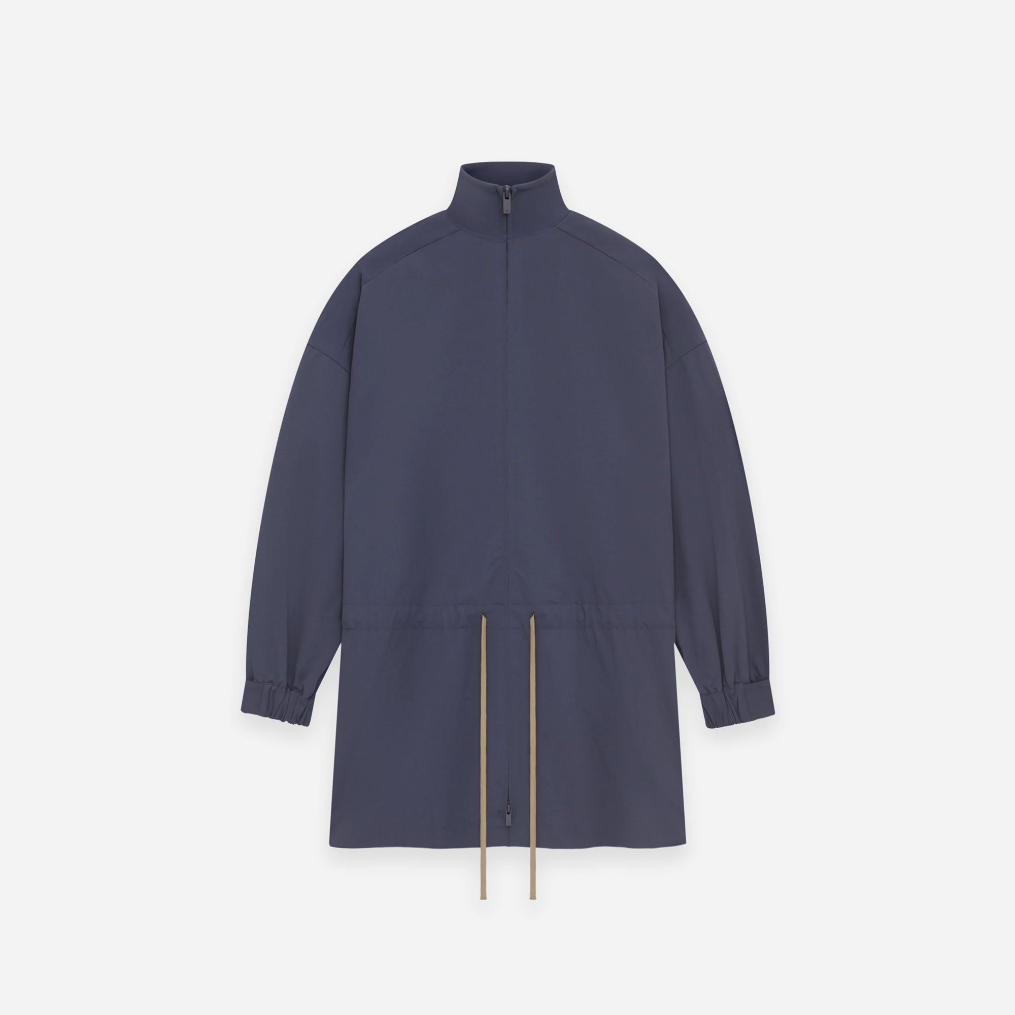 Fear Of God Essentials SS25 Military Nylon Mockneck Anorak Marine