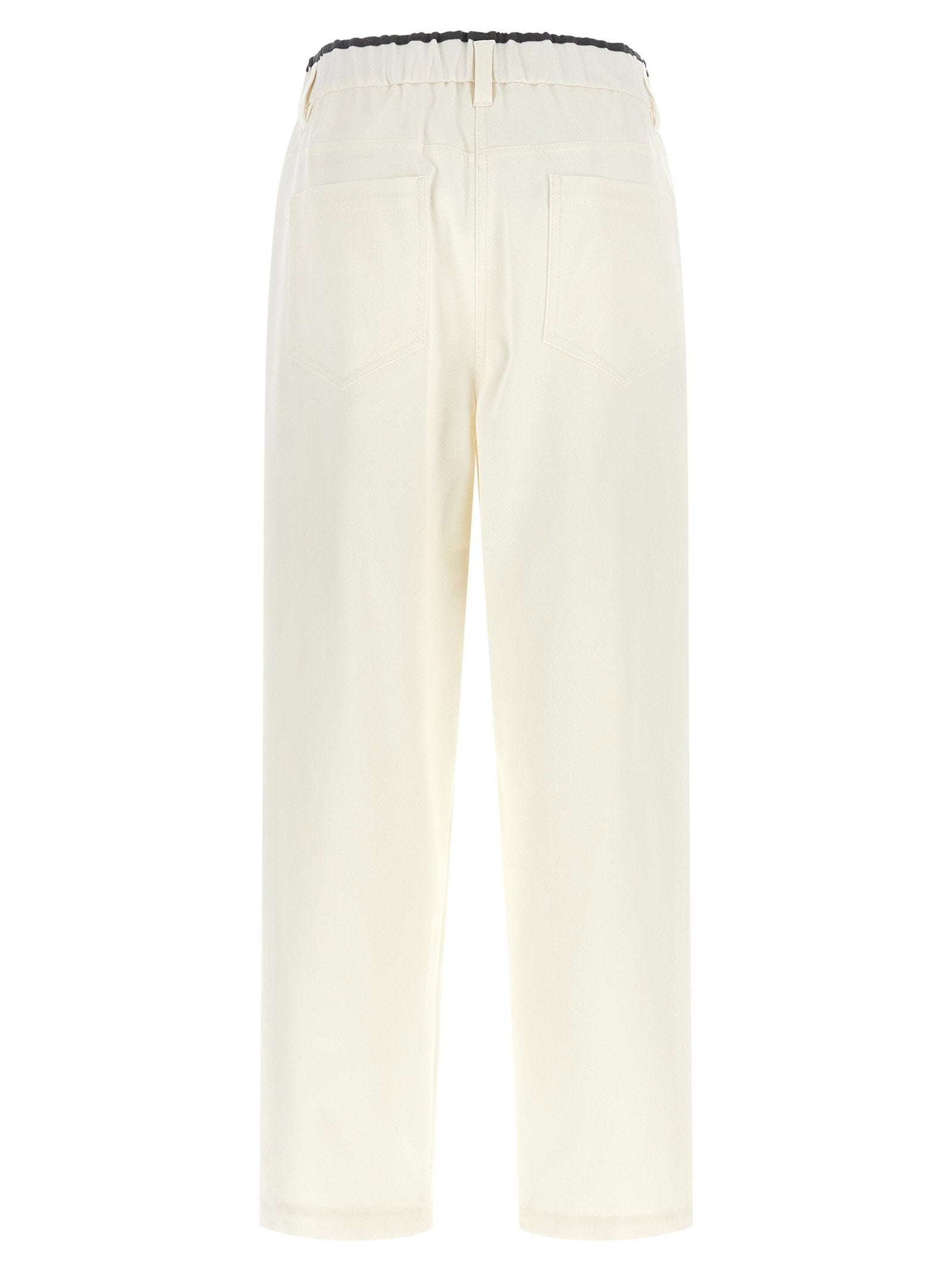 Brunello Cucinelli Cotton Trousers – 97% cotton, 3% elastane - view 2