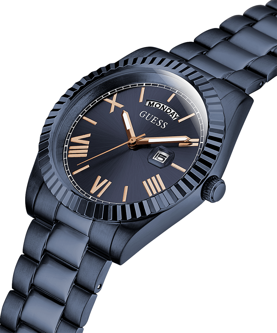 Guess Connoisseur Navy Dial Men 42mm – Blue