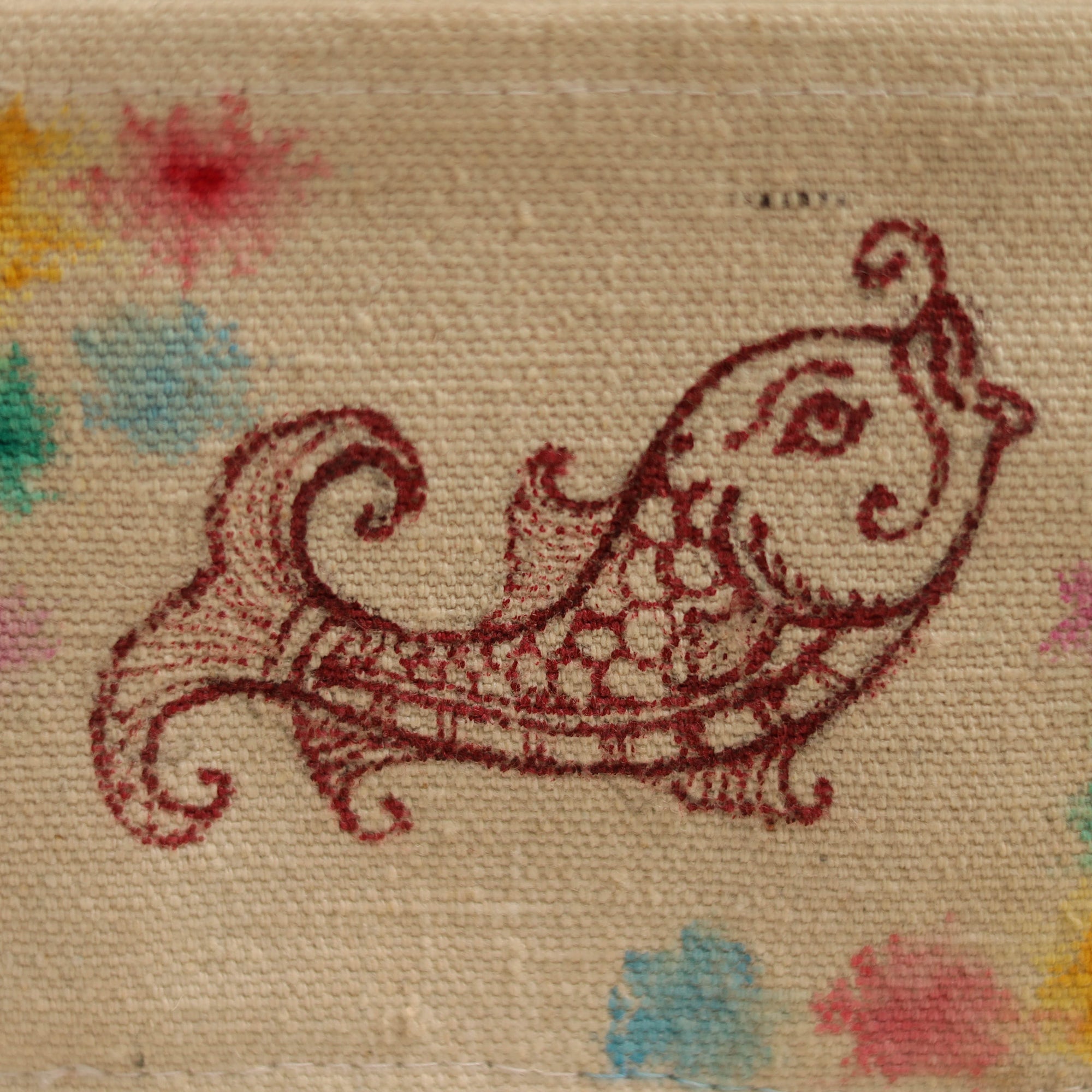 ITOKRI CRAFTS INITIATIVE Beige - Handpainted Wallet from Odisha 12 - view 3
