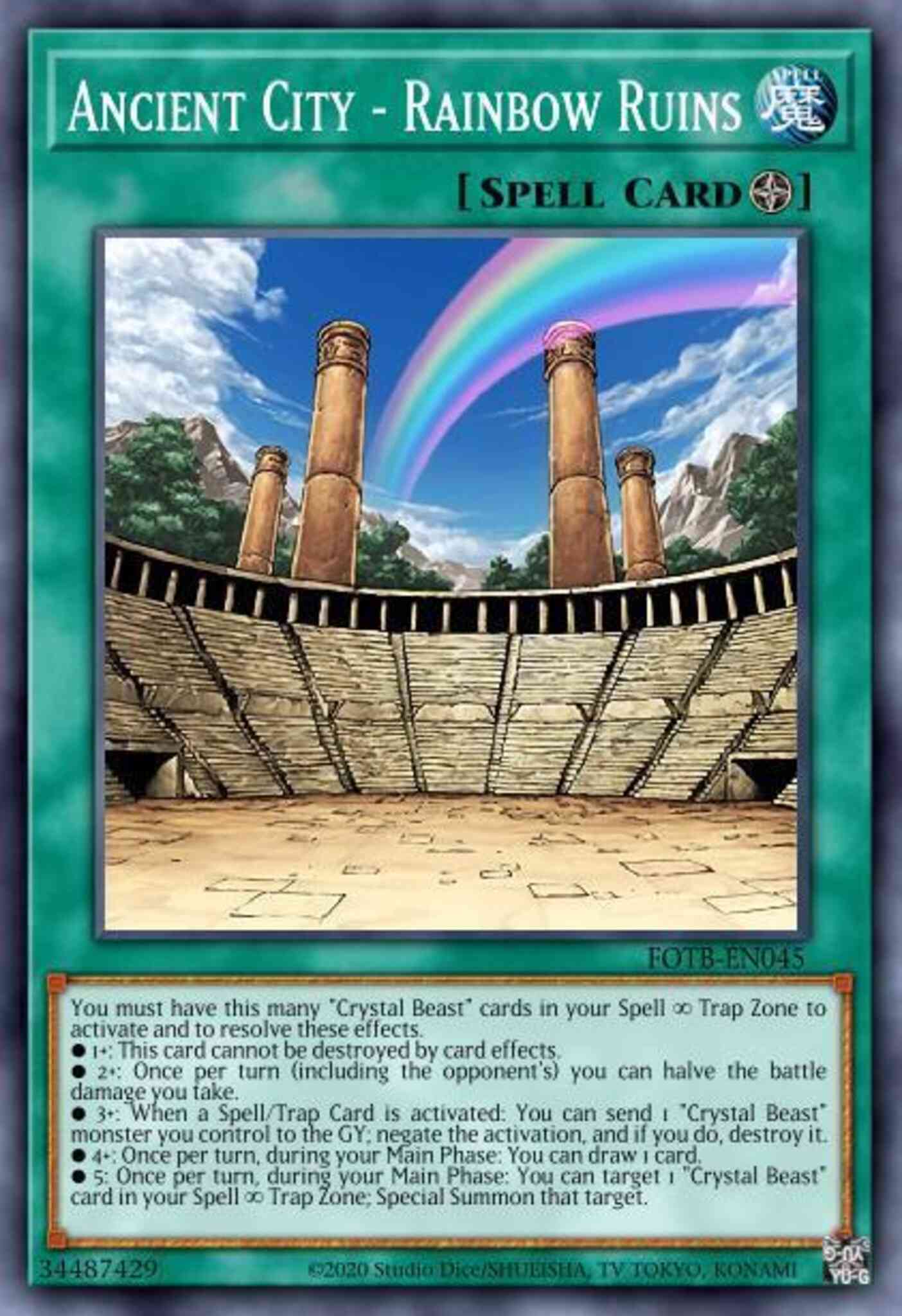 Yu-Gi-Oh! Ancient City - Rainbow Ruins - RYMP-EN053 - Common - Unlimited