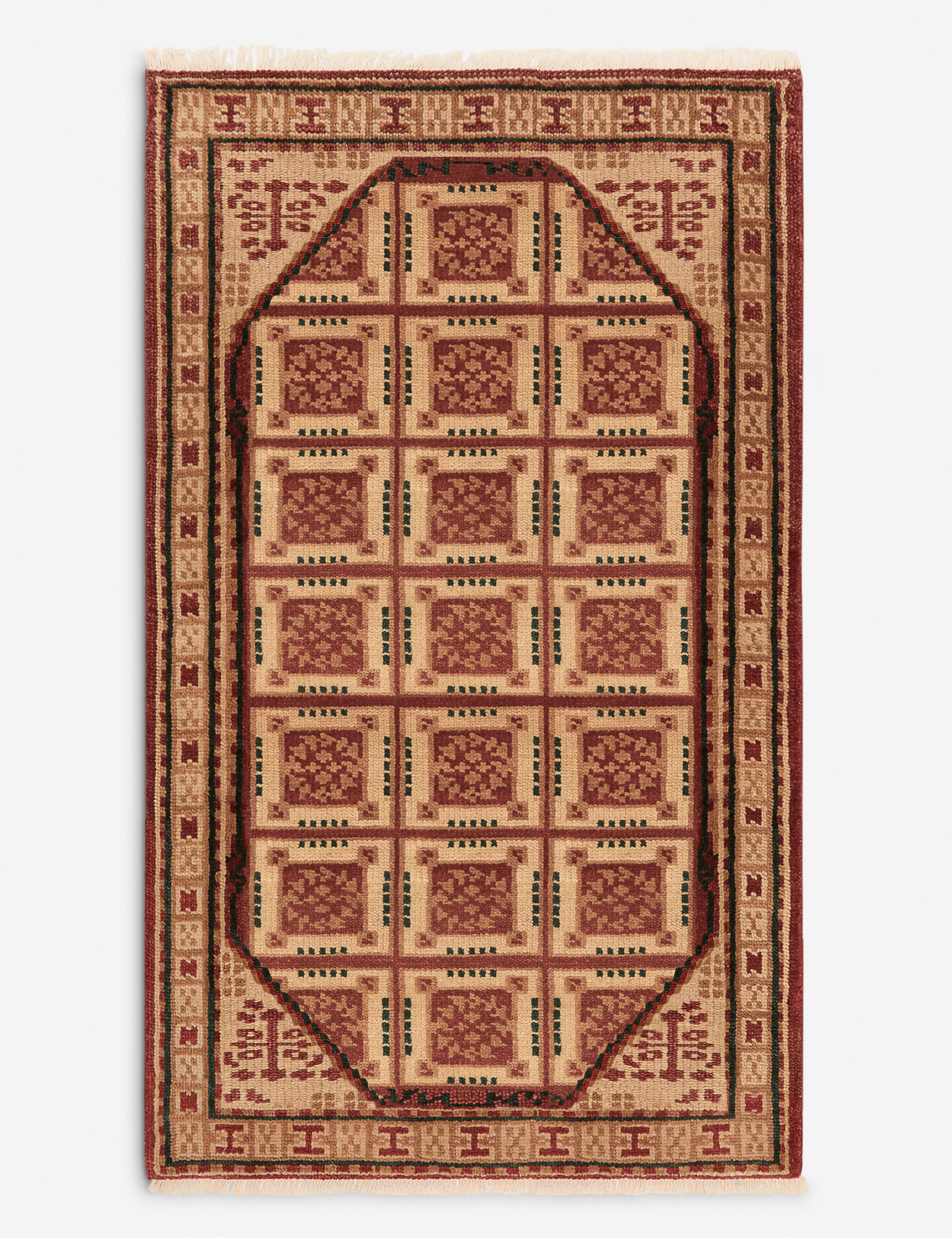 Lulu and Georgia Braud Hand-Knotted Wool Rug – Brick - view 4