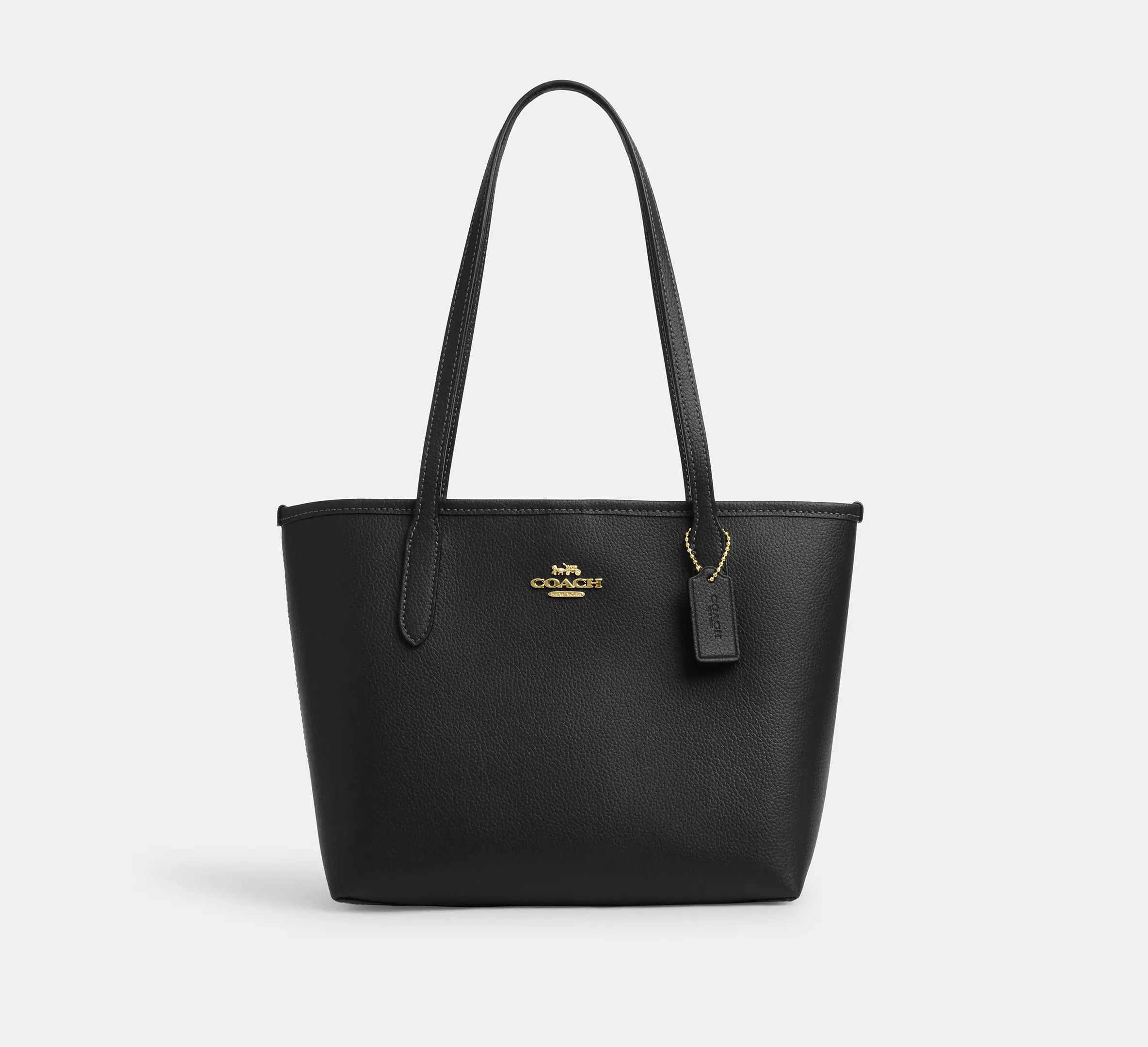 HYPE ELIXIR Coach Small City Tote Bag Gold/Black