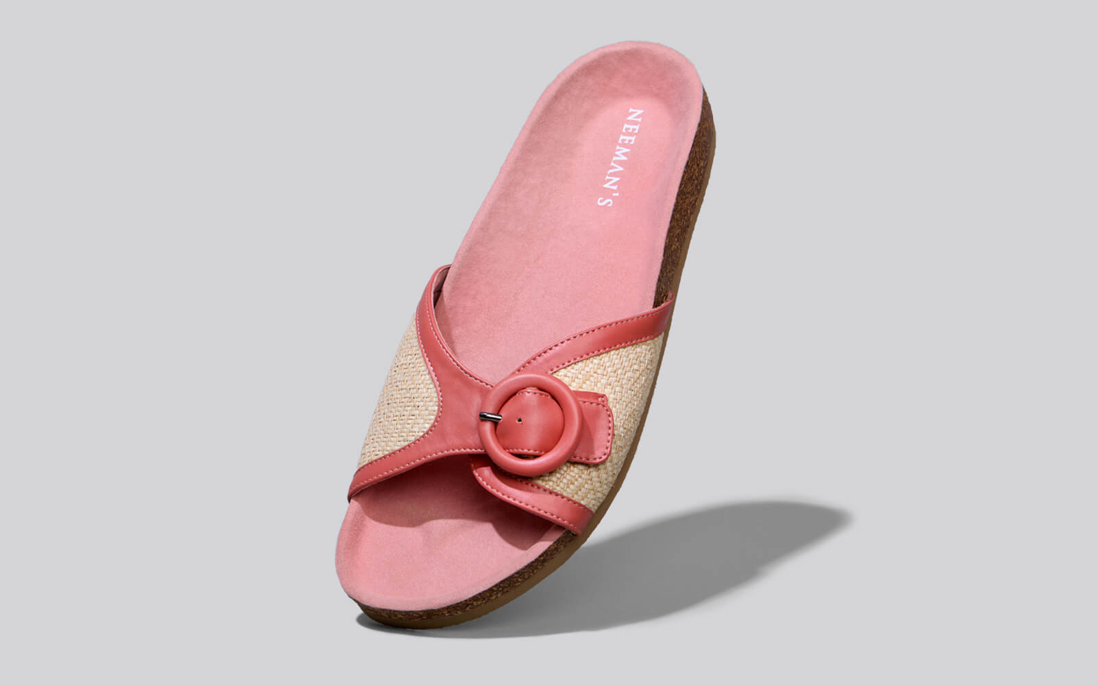 Neeman's Boheme Chic Slides : Peach