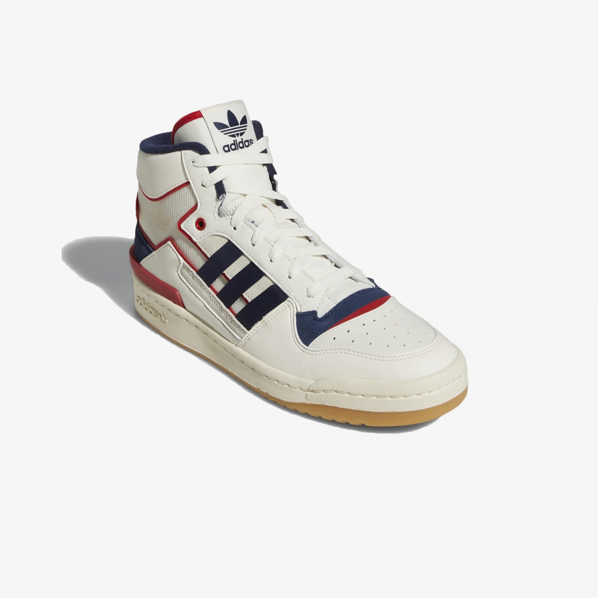 Adidas Originals | FORUM EXHIBIT MID { COLLEGIATE NAVY / SCARLET