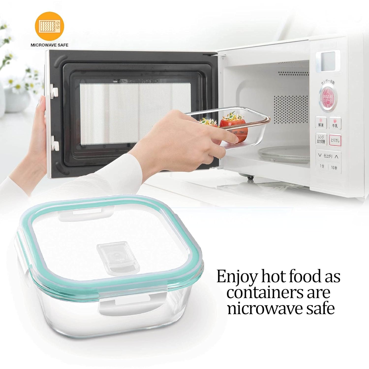 Clip Fresh Square Container (Treo by Milton) – Transparent - view 4