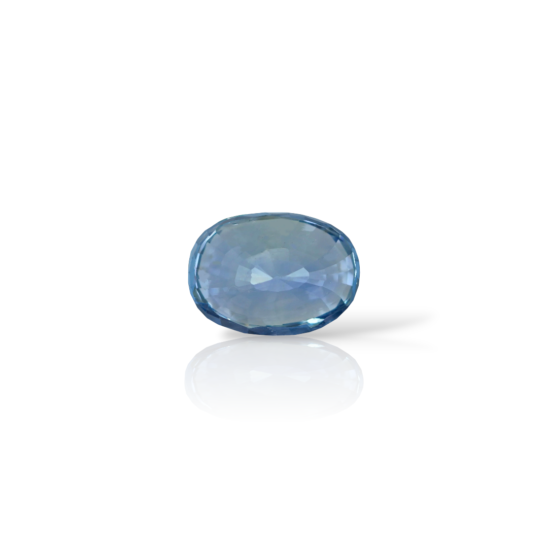 Gemsmantra Blue Sapphire (6.14 Ratti, 5.59 Carat)