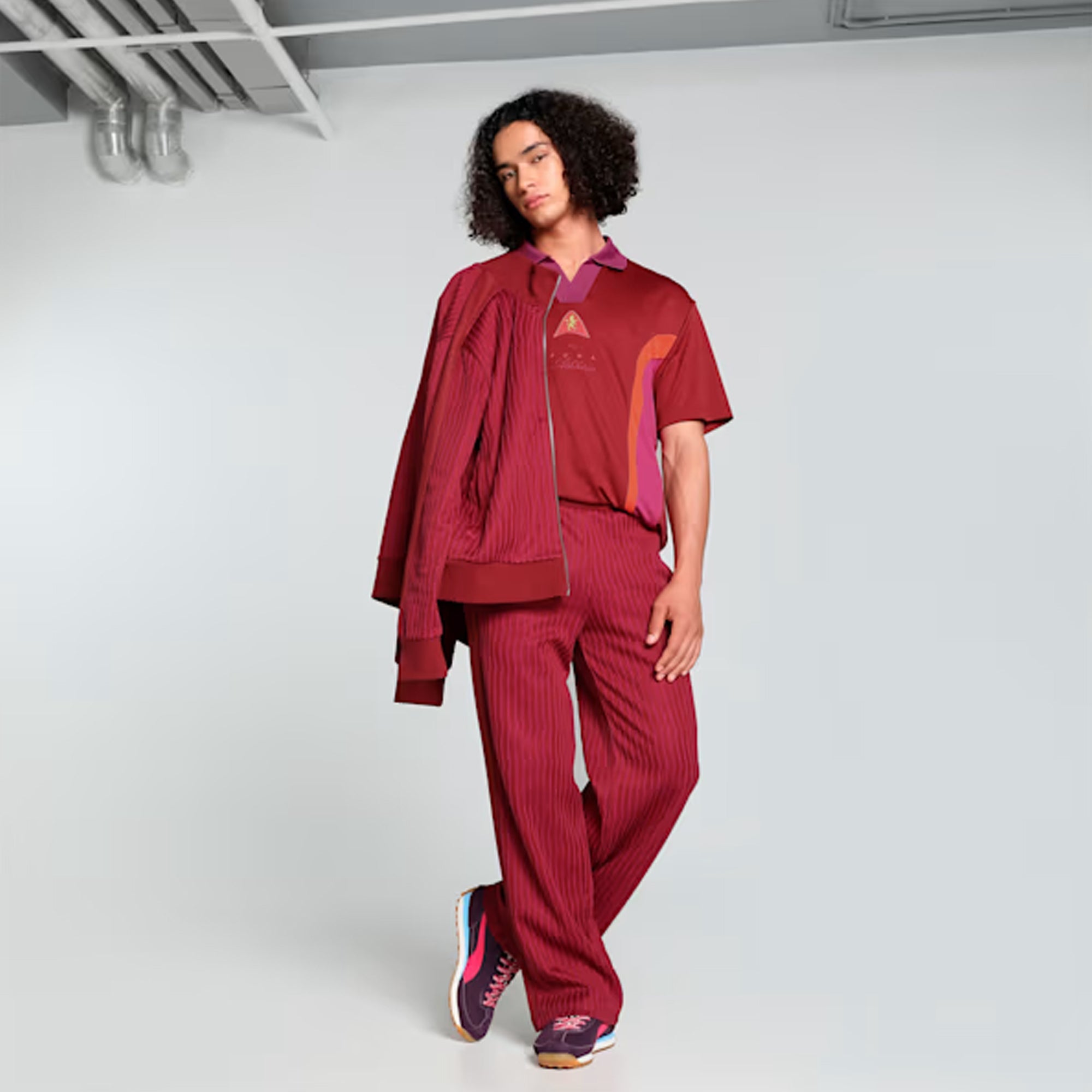 Puma | Players Lane T7 Pants { Red - view 7