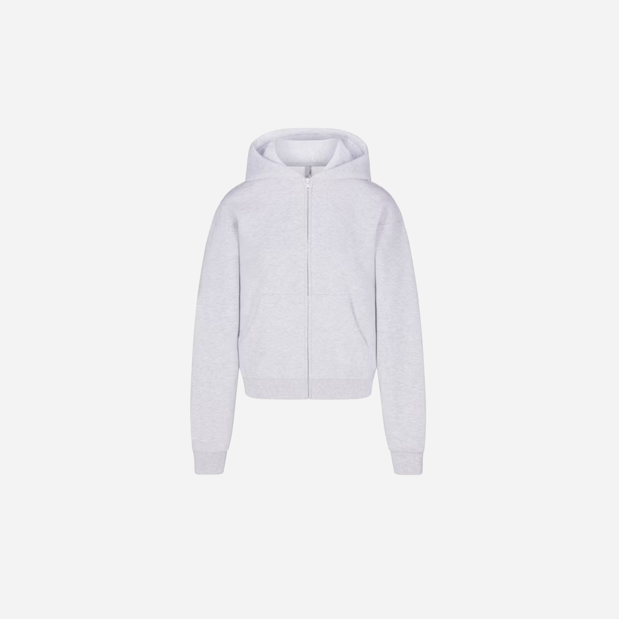 Skims Classic Zip Up Hoodie Cotton Fleece