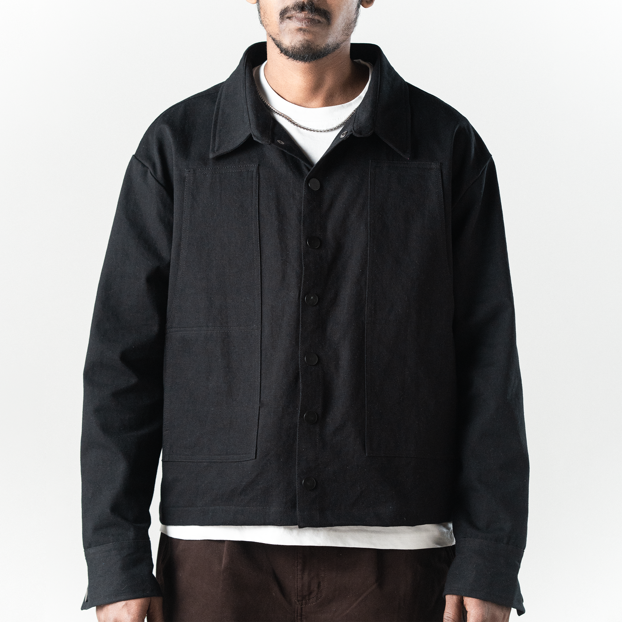 Superkicks | ESSENTIAL CARGO JACKET { BLACK - view 7