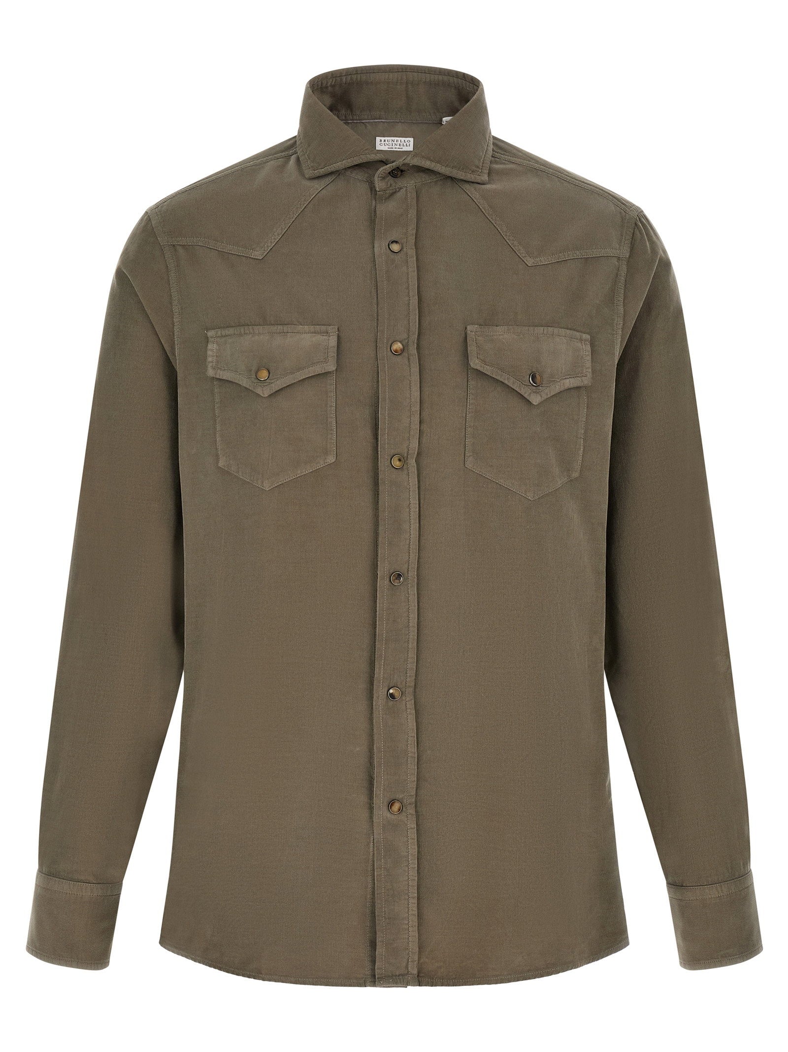 Brunello Cucinelli Corduroy Shirt – 100% cotton