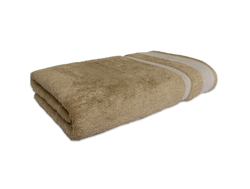 Spaces India Champagne Gold - Gold 100% Cotton Bath Towel - Hygro By Spaces - view 2