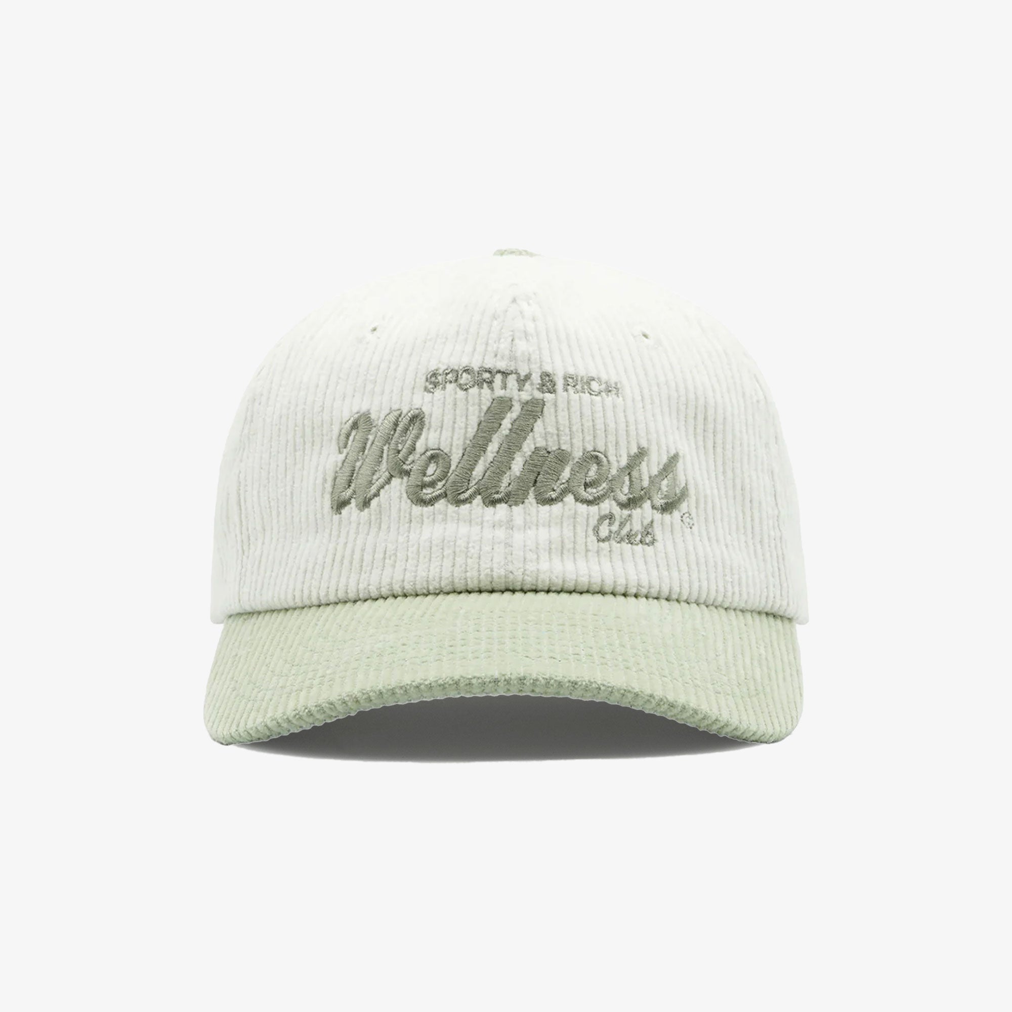 Sporty & Rich | Draft Corduroy Hat { White/sage