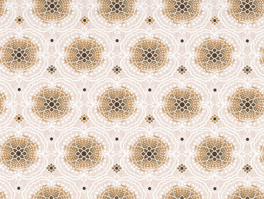 Spaces India Ornate Brown Polycotton Fitted Queen Harmony - By Welspun - view 6