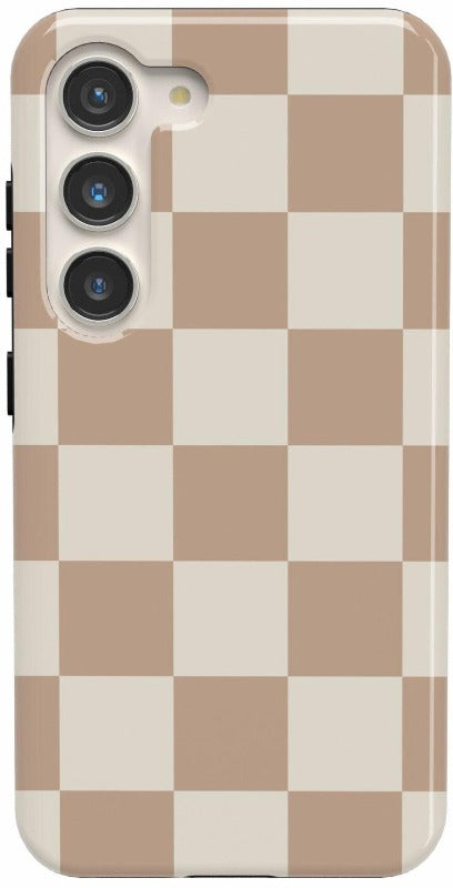 Casetry Fit Check | Neutral Checkerboard Samsung Case
