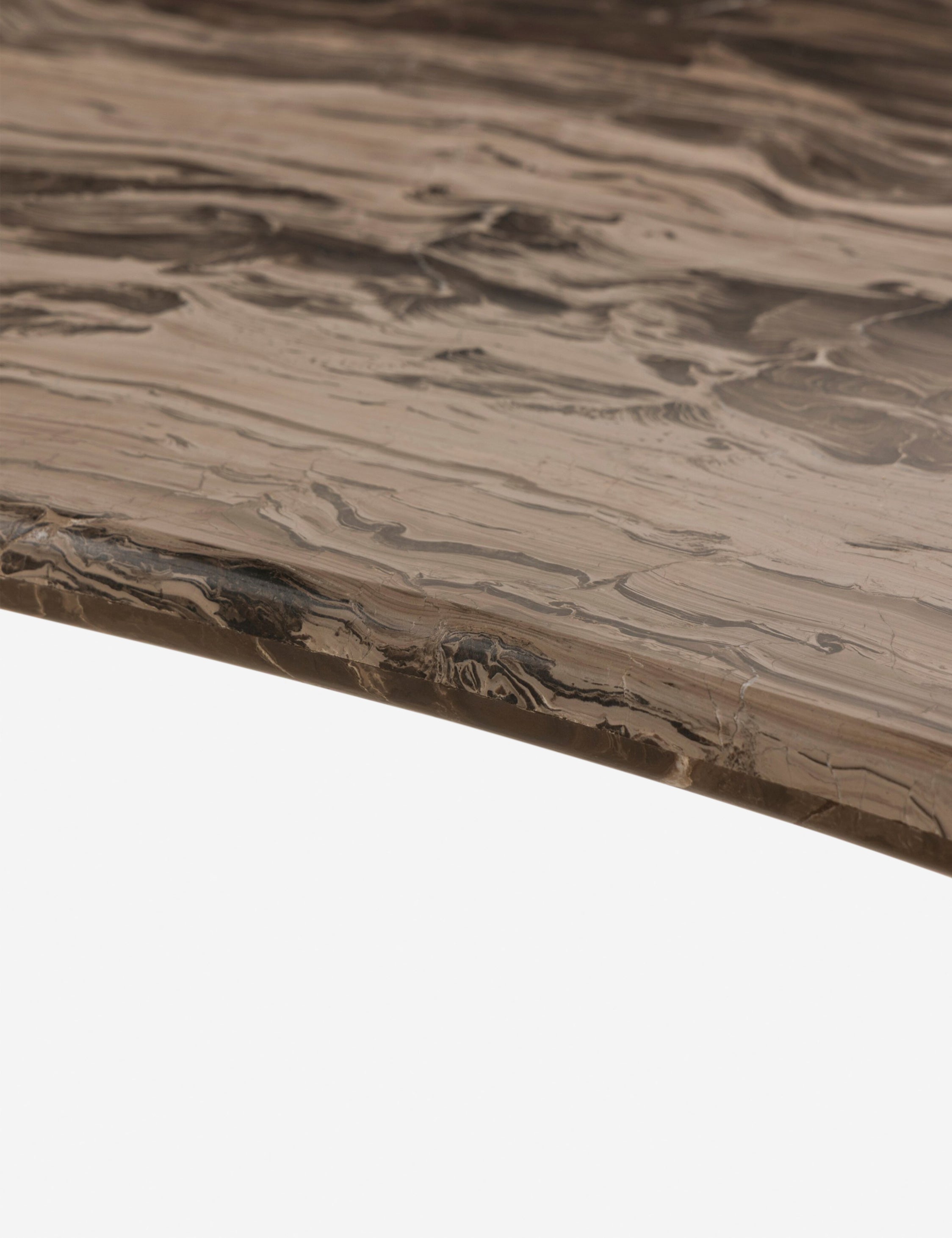 Lulu and Georgia Carlo Desk – Brown Marble - view 12