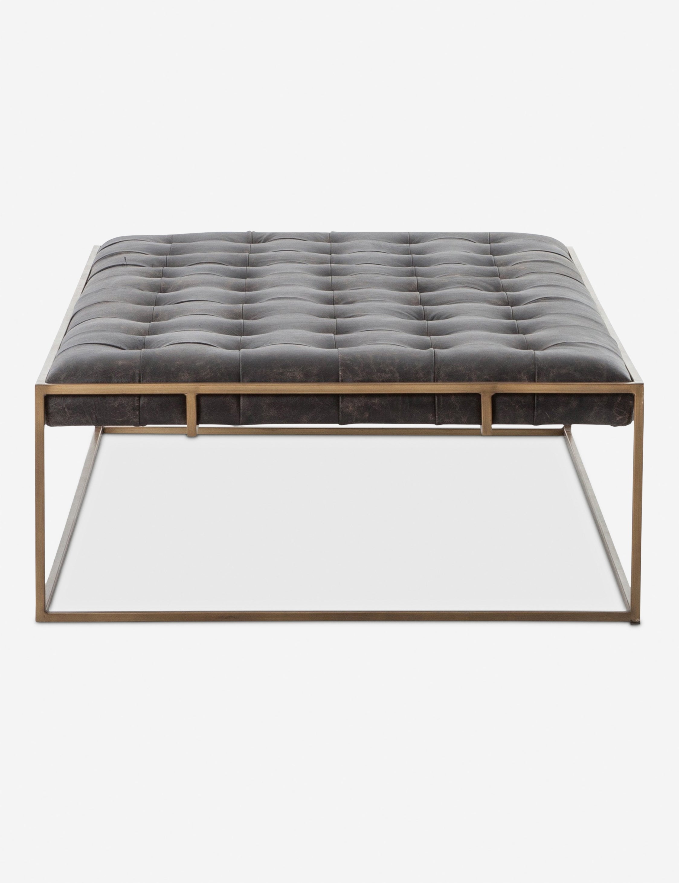 Lulu and Georgia Olwina Leather Coffee Table - view 5