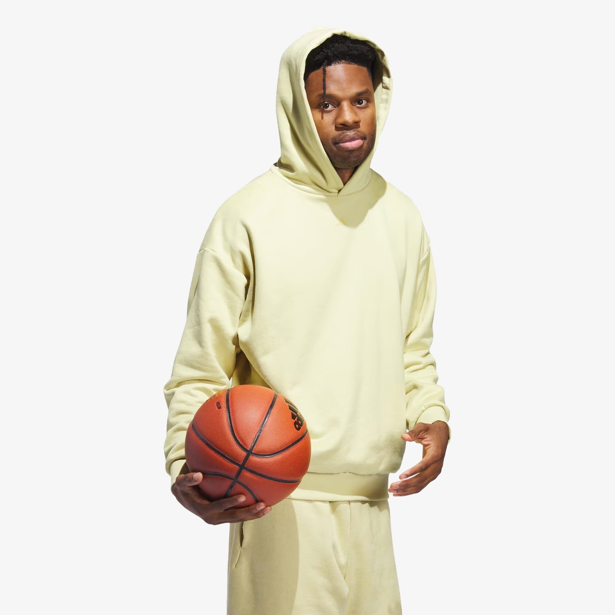 Adidas Originals | BASKETBALL SUEDE HOODIE { HALO GOLD - view 2