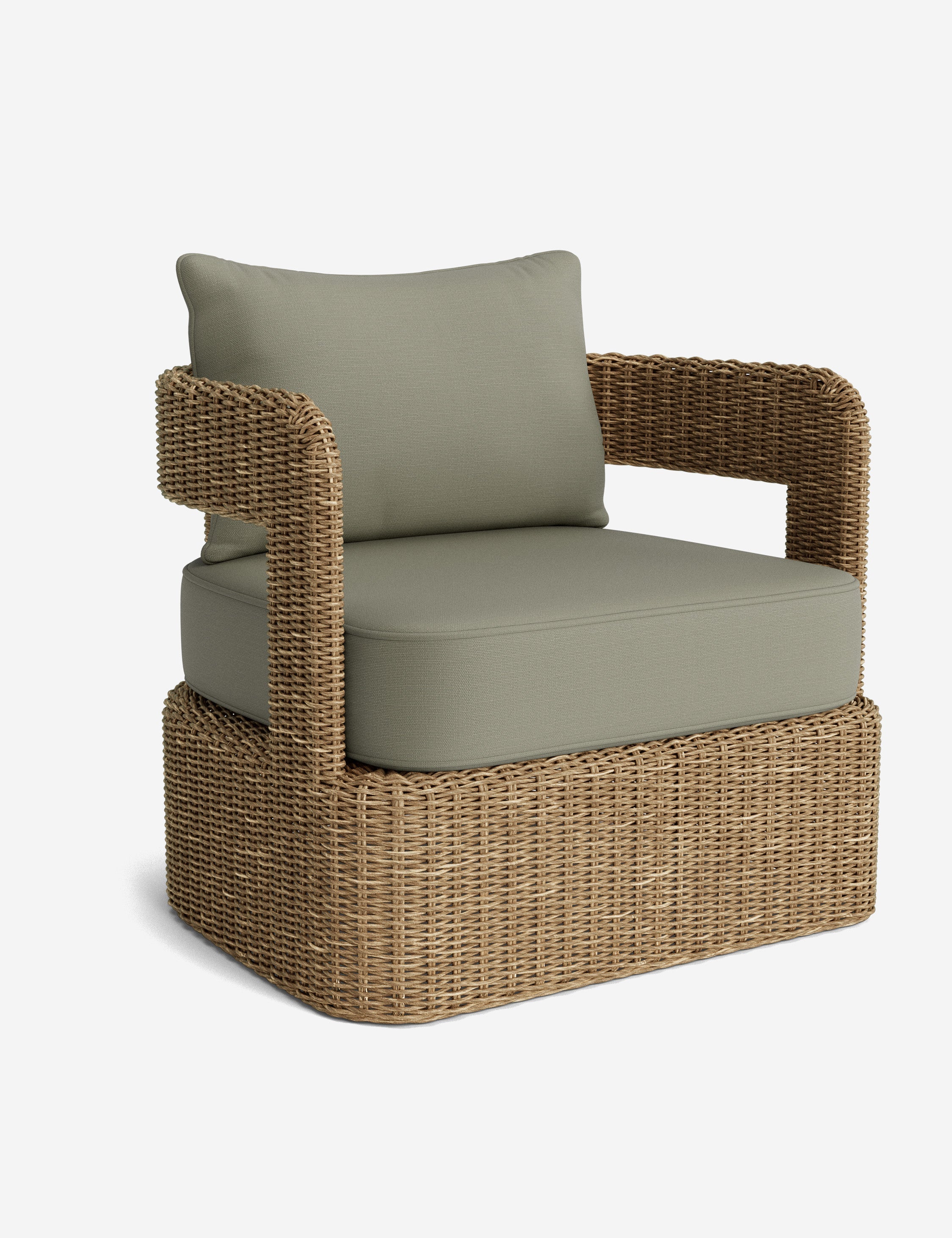 Lulu and Georgia Hadler Outdoor Swivel Lounge Chair - view 36