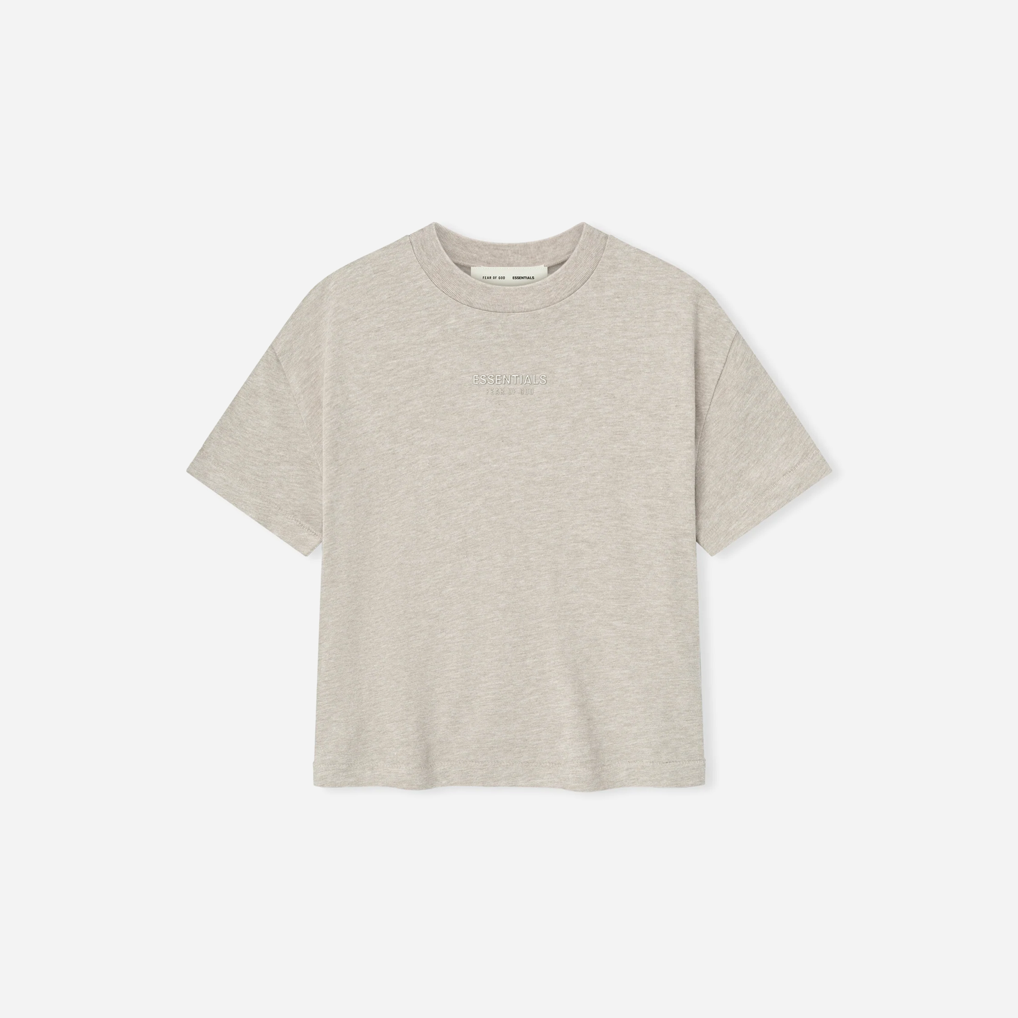 Fear Of God Essentials SS25 Womens Classic Tee- Heather Stone