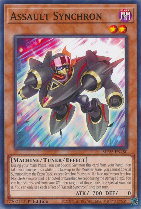 Yu-Gi-Oh! Assault Synchron - MP25-EN450 - Common - 1st Edition