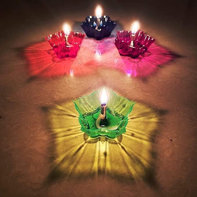 Fab Alchemy 3D Reflection Diya (Set of 12) - view 3