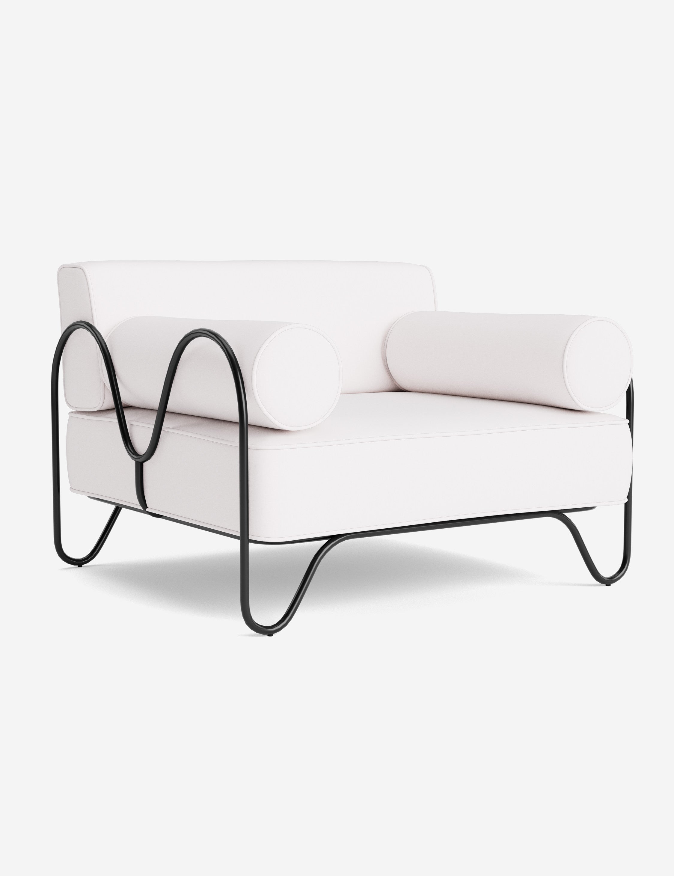 Lulu and Georgia Peggy Outdoor Accent Chair Cushion by Sarah Sherman Samuel - view 67