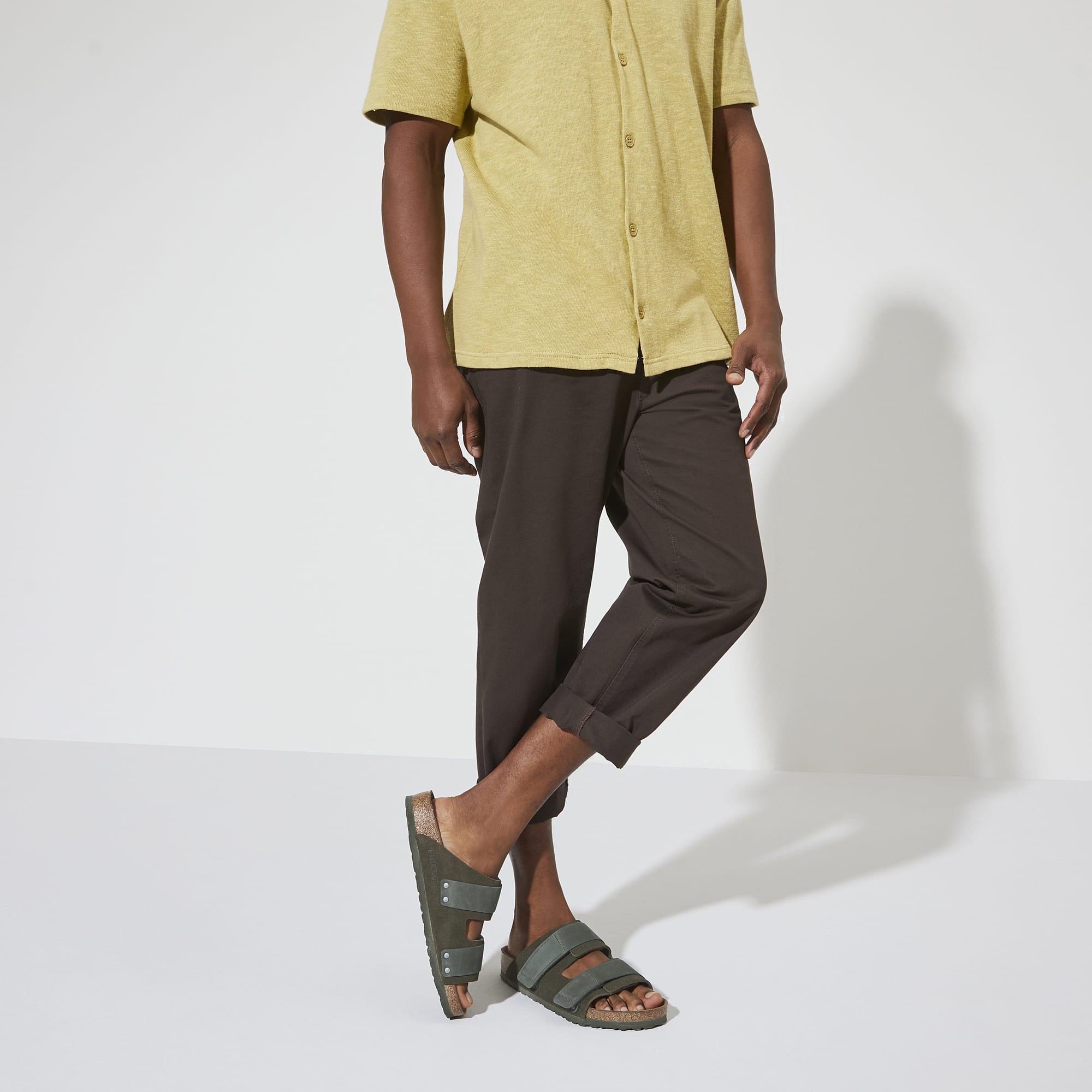 Birkenstock Uji Nubuck/Suede Leather – Green Green/Thyme - view 6