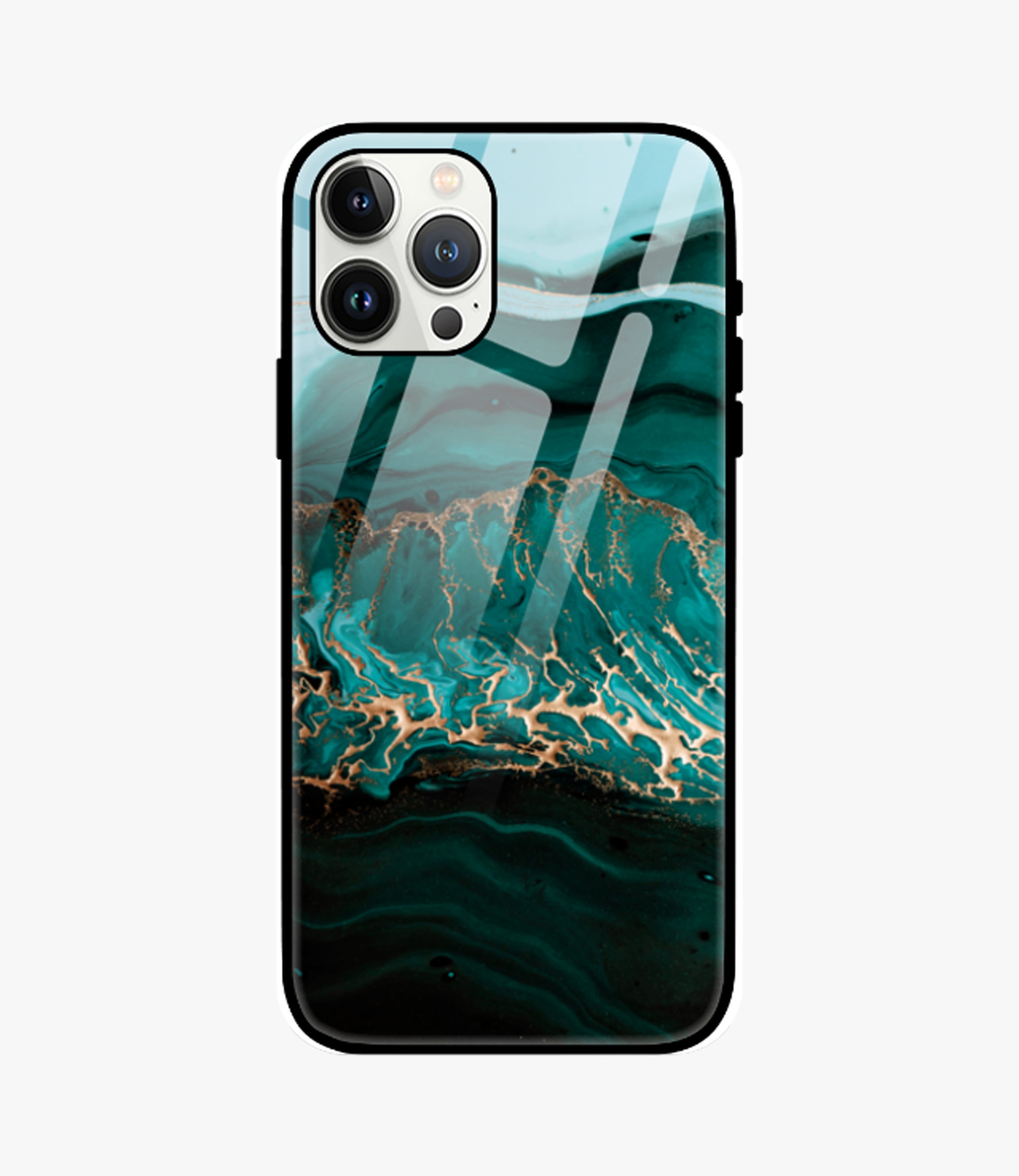 The Case Company Beaker Bay Marble Glass Case for iPhone 14 Pro