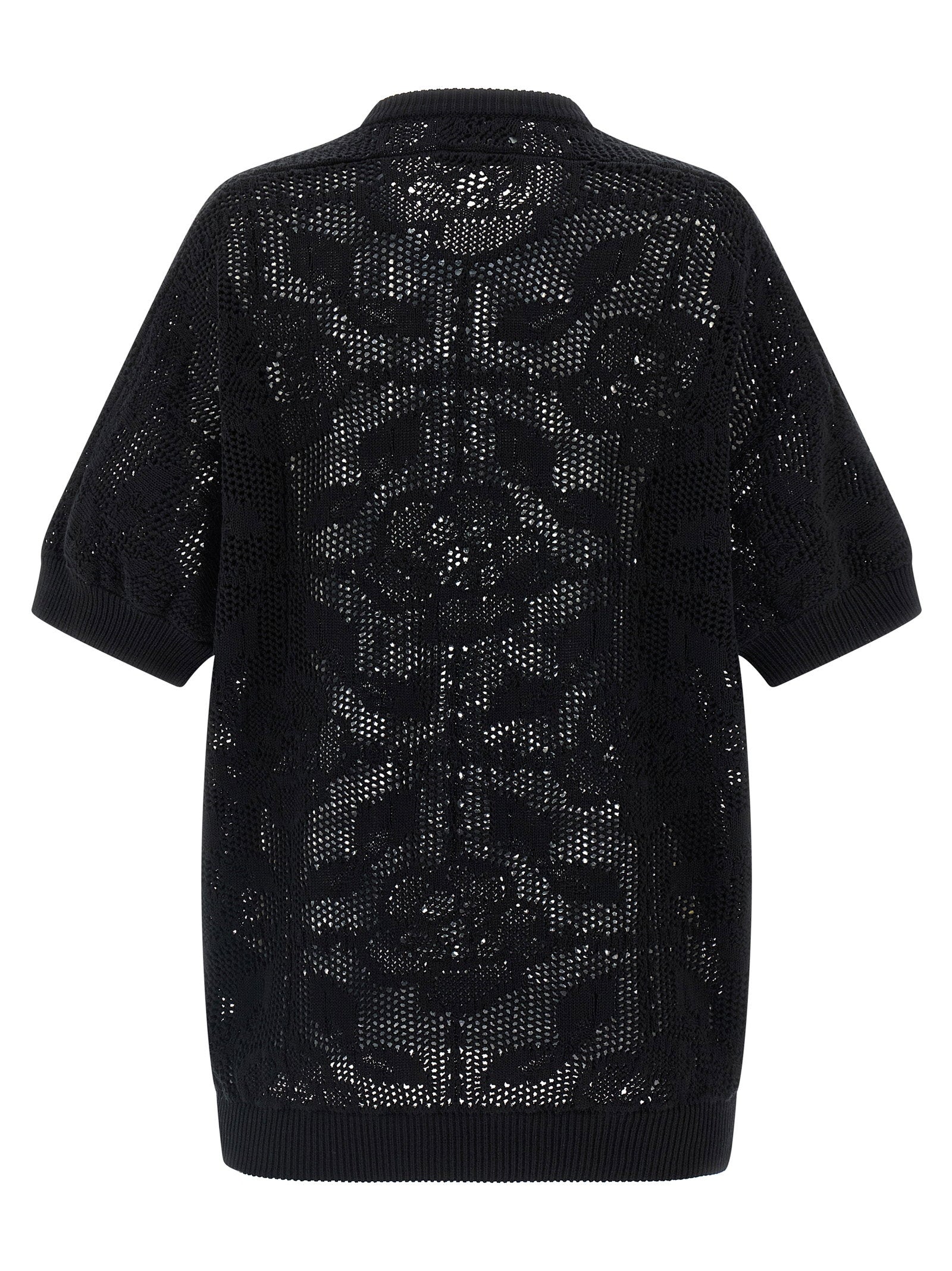 Nude Openwork Cotton Sweater – 100% cotton - view 2