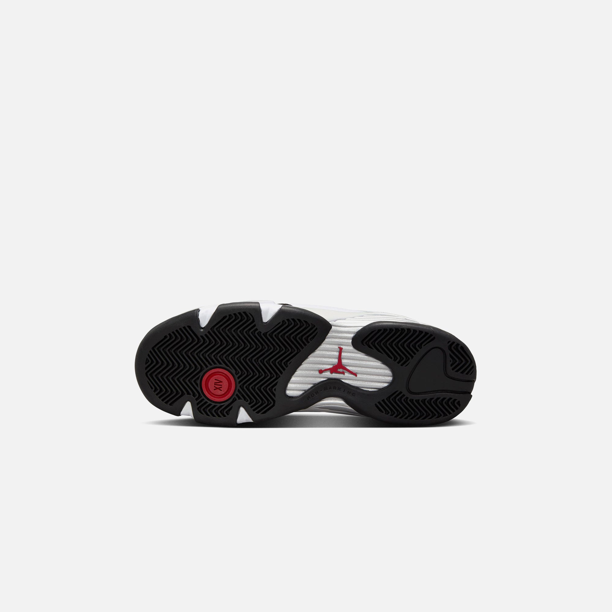 Jordan GS Air Jordan 14 - White / Black / Varsity Red / Metallic Silver - view 10