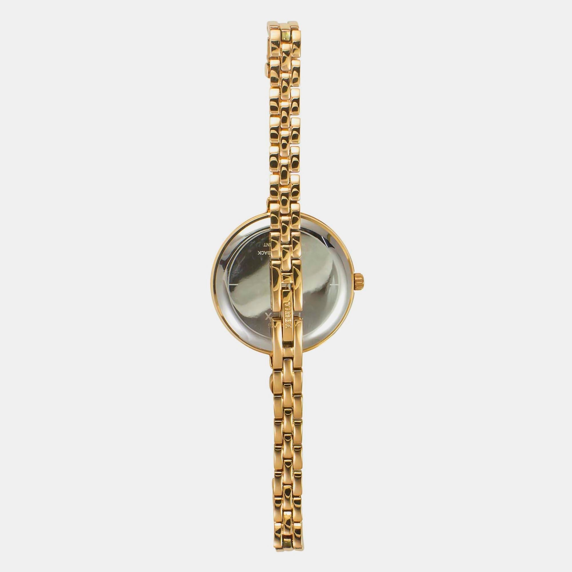 Timex Fria Women Quartz Mother Of Pearl Dial Analog Brass Watch TWEL18401 - view 3