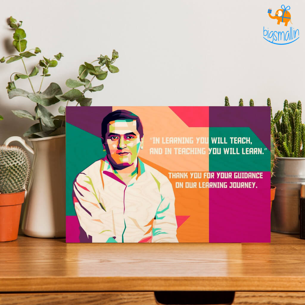Chitra Chaya Personalized Pop Art Wooden Frame - view 14