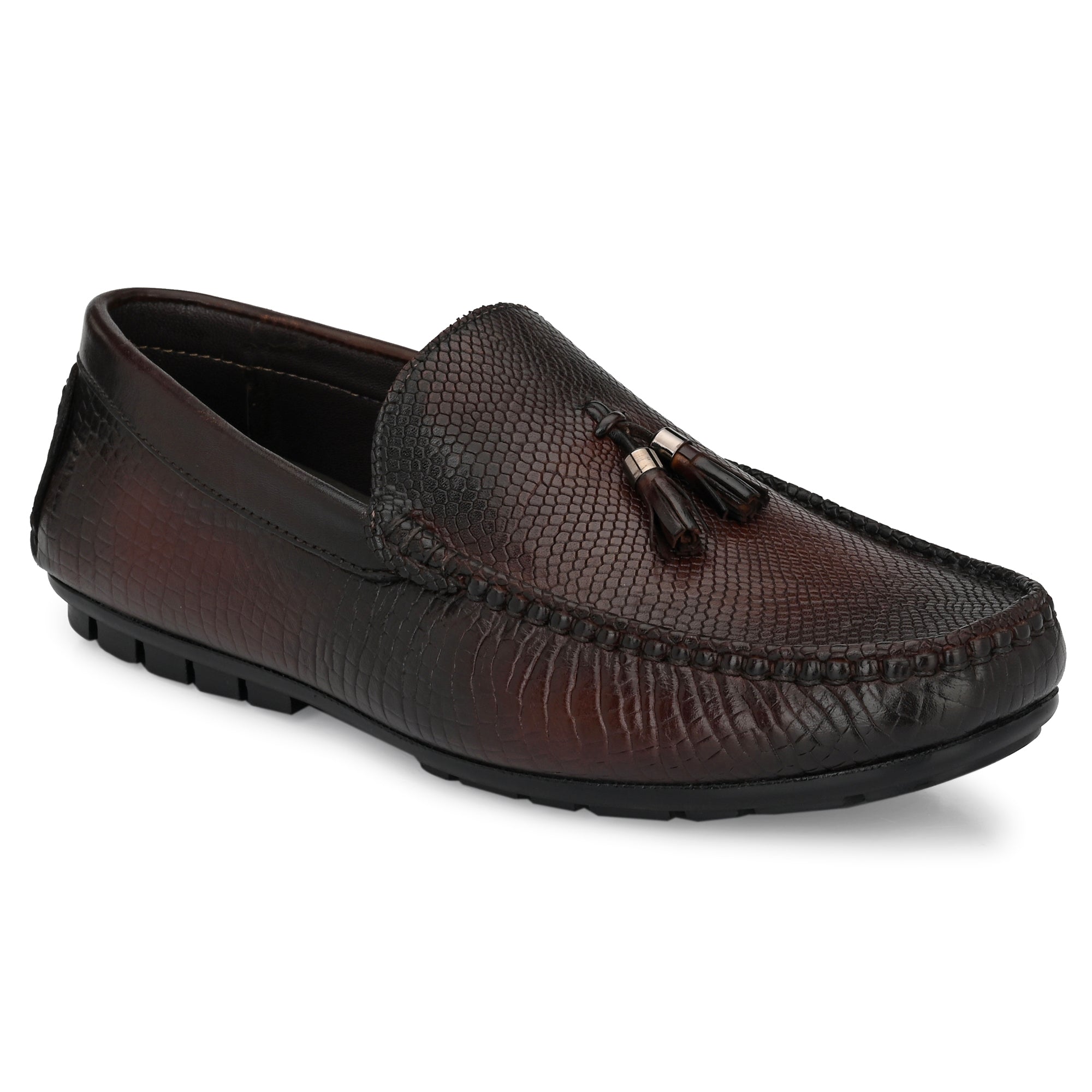 egoss-shoes Egoss Tassel Formal Loafers For Men - view 4