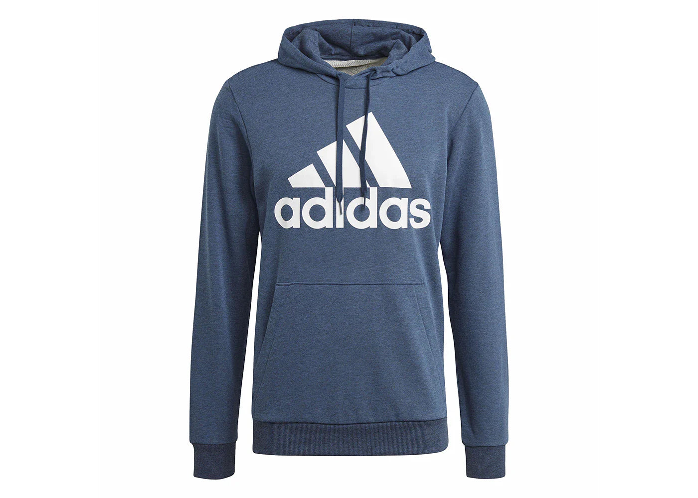 adidas Essentials French Terry Big Logo Hoodie Crew Navy Mel/White