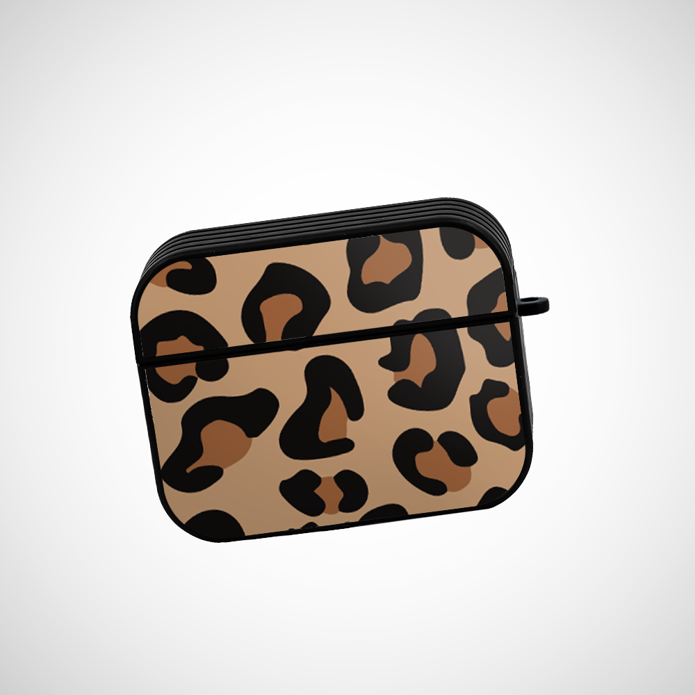 Cover It Up Brown Leopard Glass Airpods Pro Case Covers