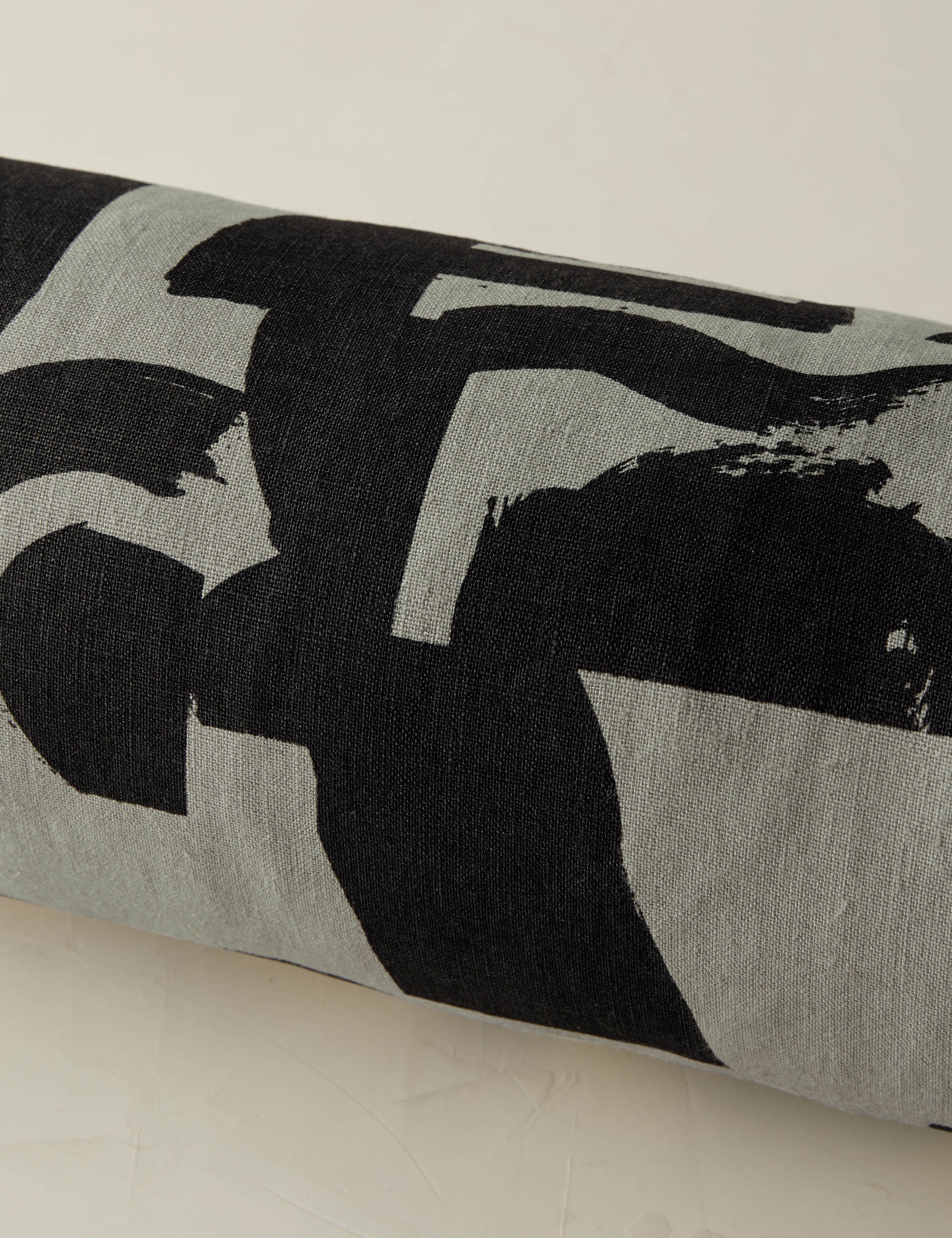 Lulu and Georgia Organic Shapes Linen Bolster Pillow by Sarah Sherman Samuel - view 6