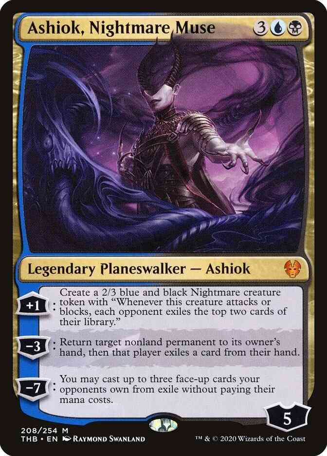 Ashiok nightmare muse – Magic Ashiok, Nightmare Muse [208] [Theros Beyond Death] [Non-Foil]