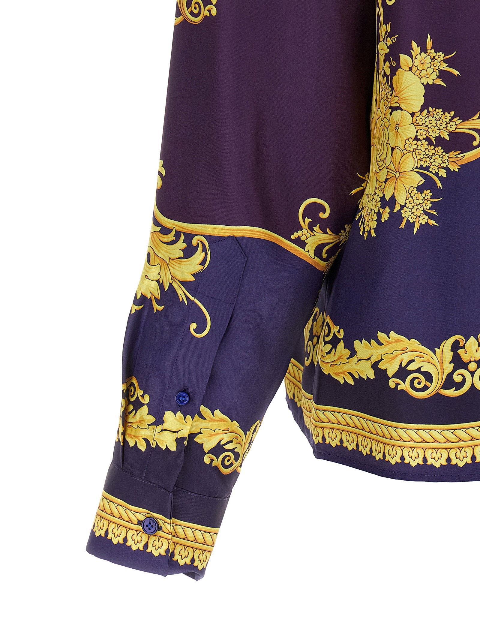 Versace New Barocco Twill Shirt – 100% silk - view 4