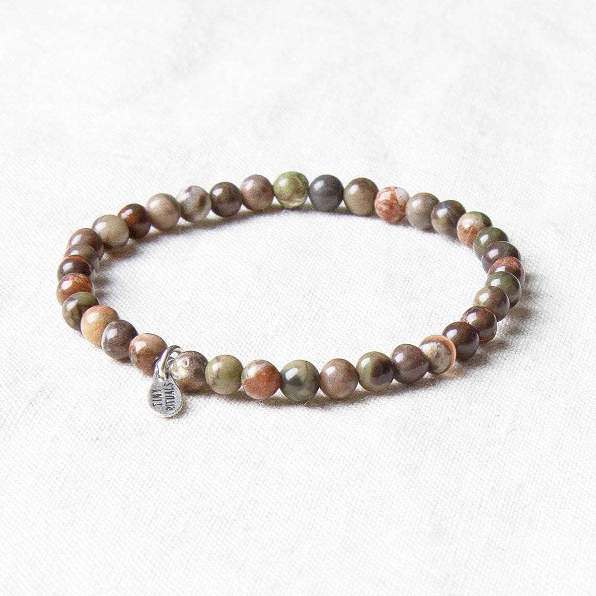Tiny Rituals Natural Ocean Jasper Energy Bracelet - view 5