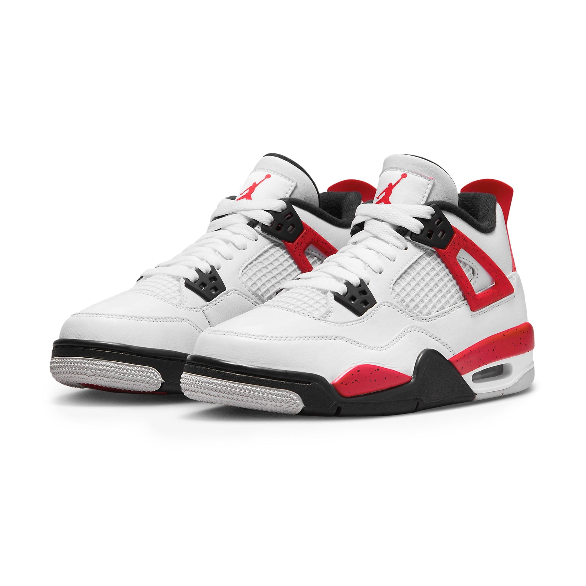 Air Jordan 4 Retro Red Cement (2023) (GS) – White - view 2