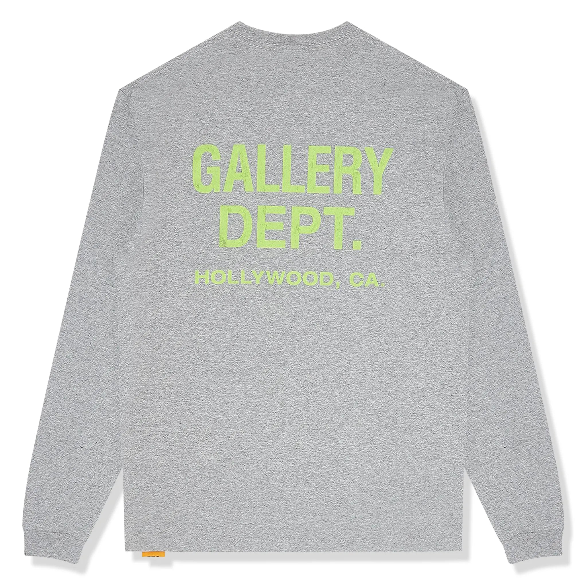Gallery Dept. Souvenir Logo L/S Heather Grey T Shirt - view 2