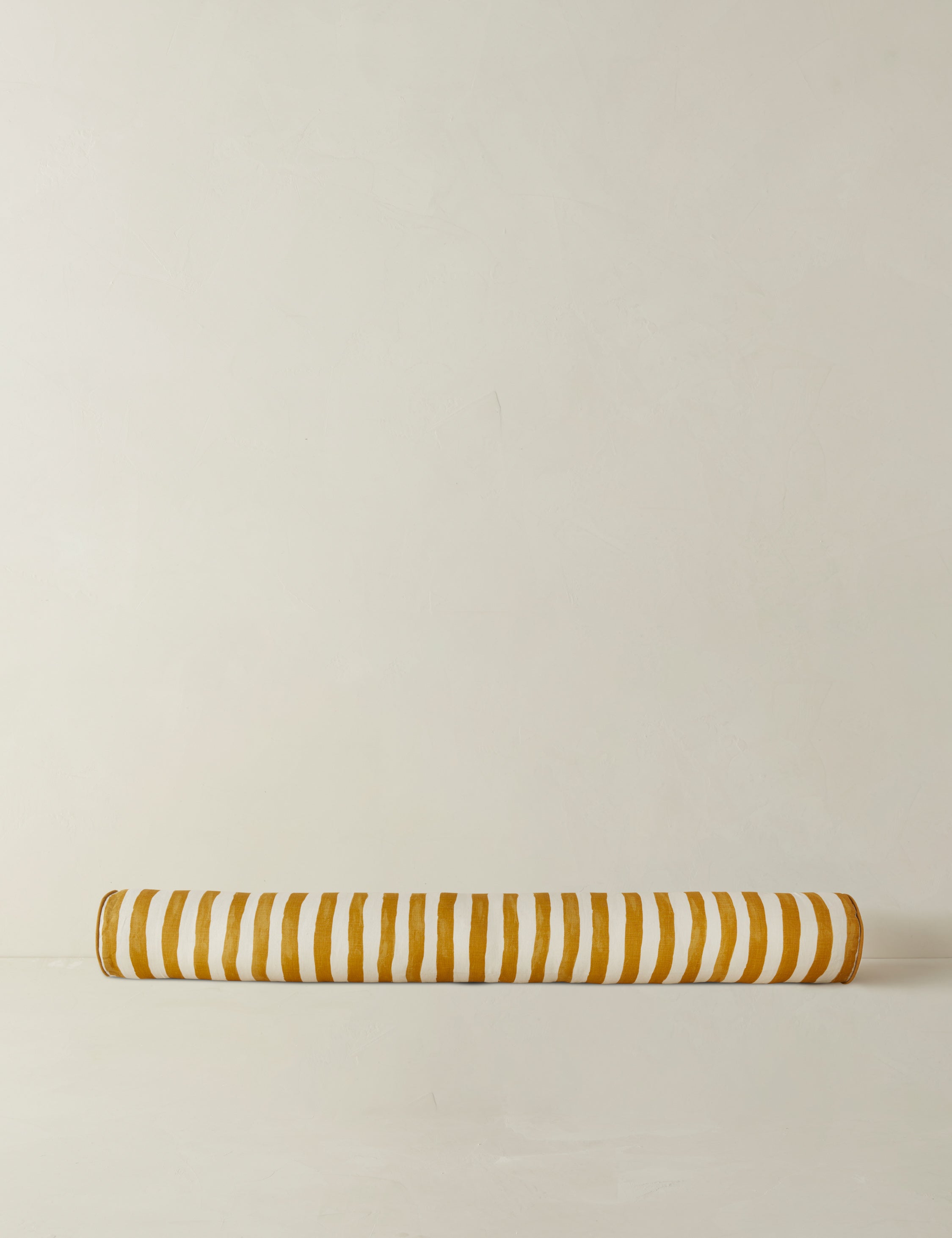 Lulu and Georgia Painterly Stripe Linen Long Bolster Pillow by Sarah Sherman Samuel
